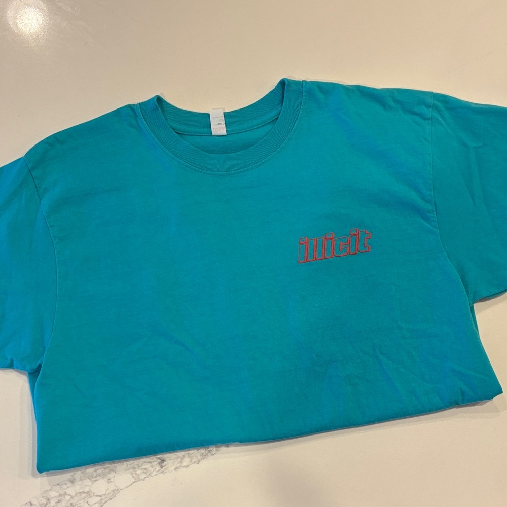 Graphic “In My Stoner Era” Tee Teal Green Short Sleeve Shirt Size L